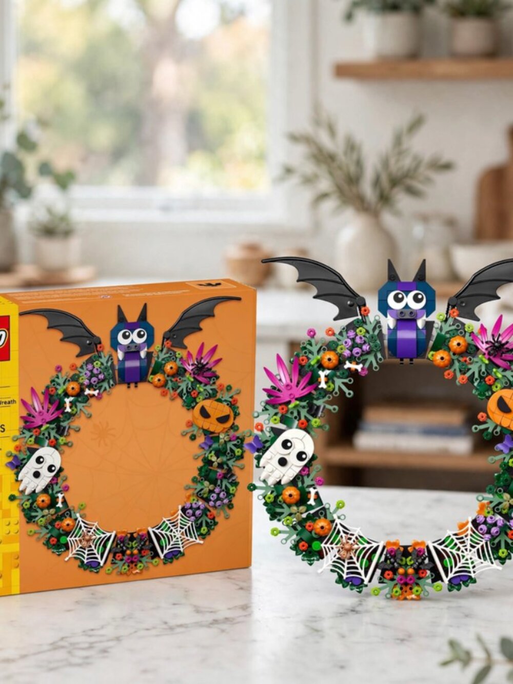LEGO Halloween Wreath | Building Toys for Boys & Girls, Ages 12+, Halloween